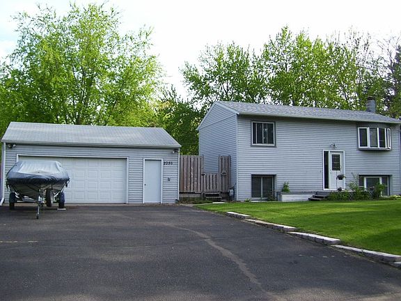 2.5 car garage with dog door