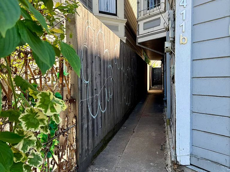 Entrance to Unit B