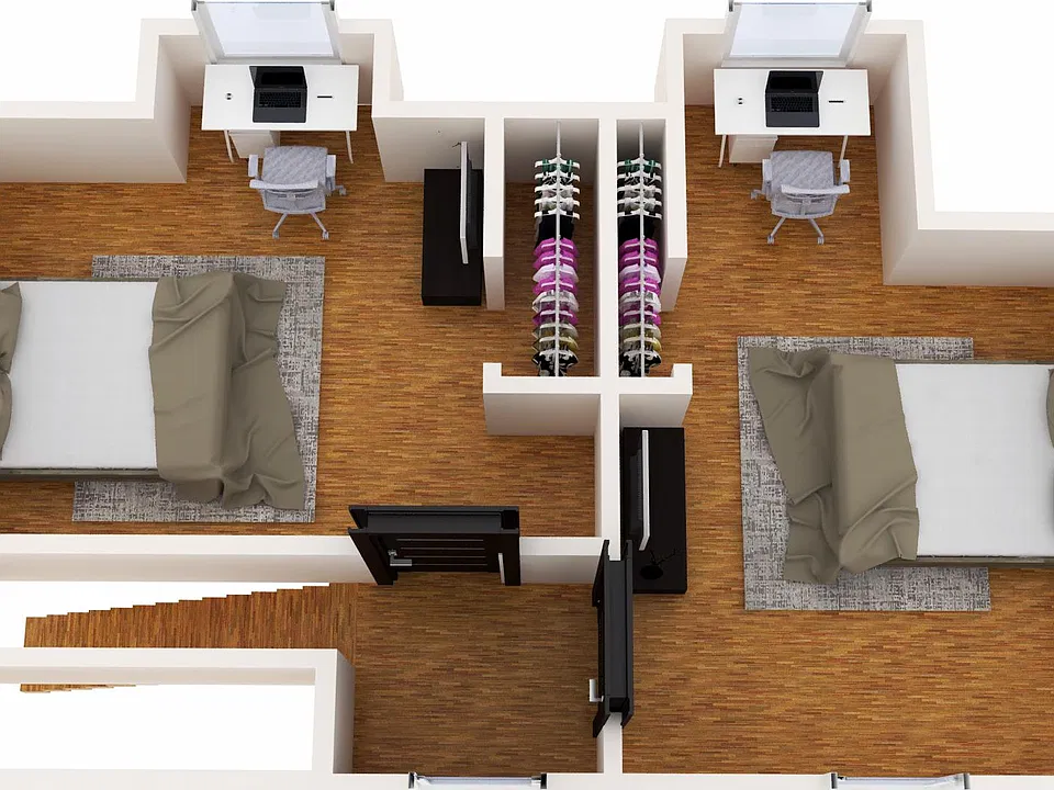 3rd floor layout (same unit)