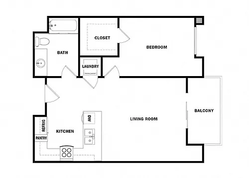 Floor plan 1X1 A3
