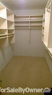 Extra Large Walk in Closet
						:
						Has built in drawers as well. Ample Coat Closet in addition