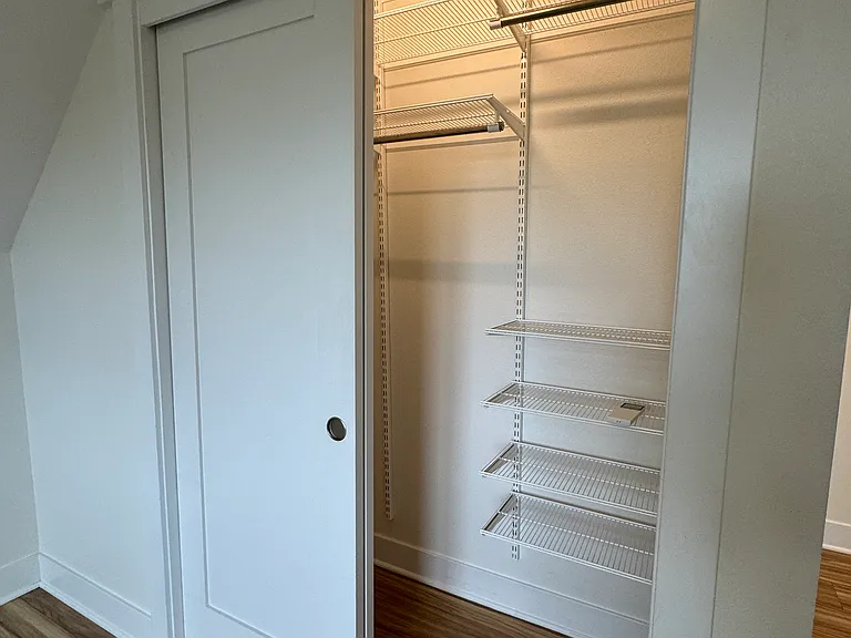 Bedroom closet with extra storage