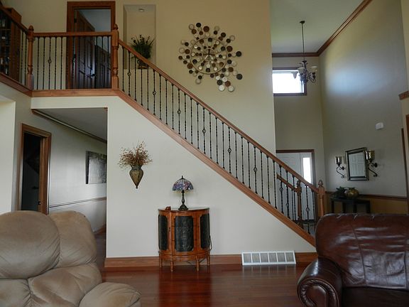 Living Room w/ view upstairs