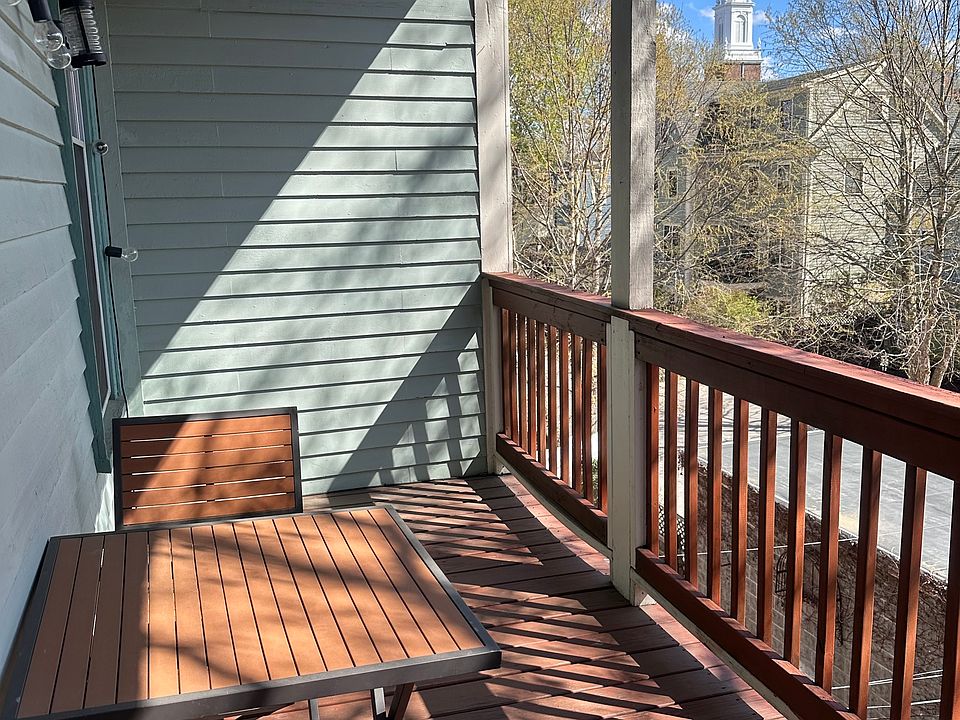 Private back porch