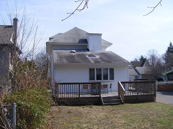 Rear shows elevator tower