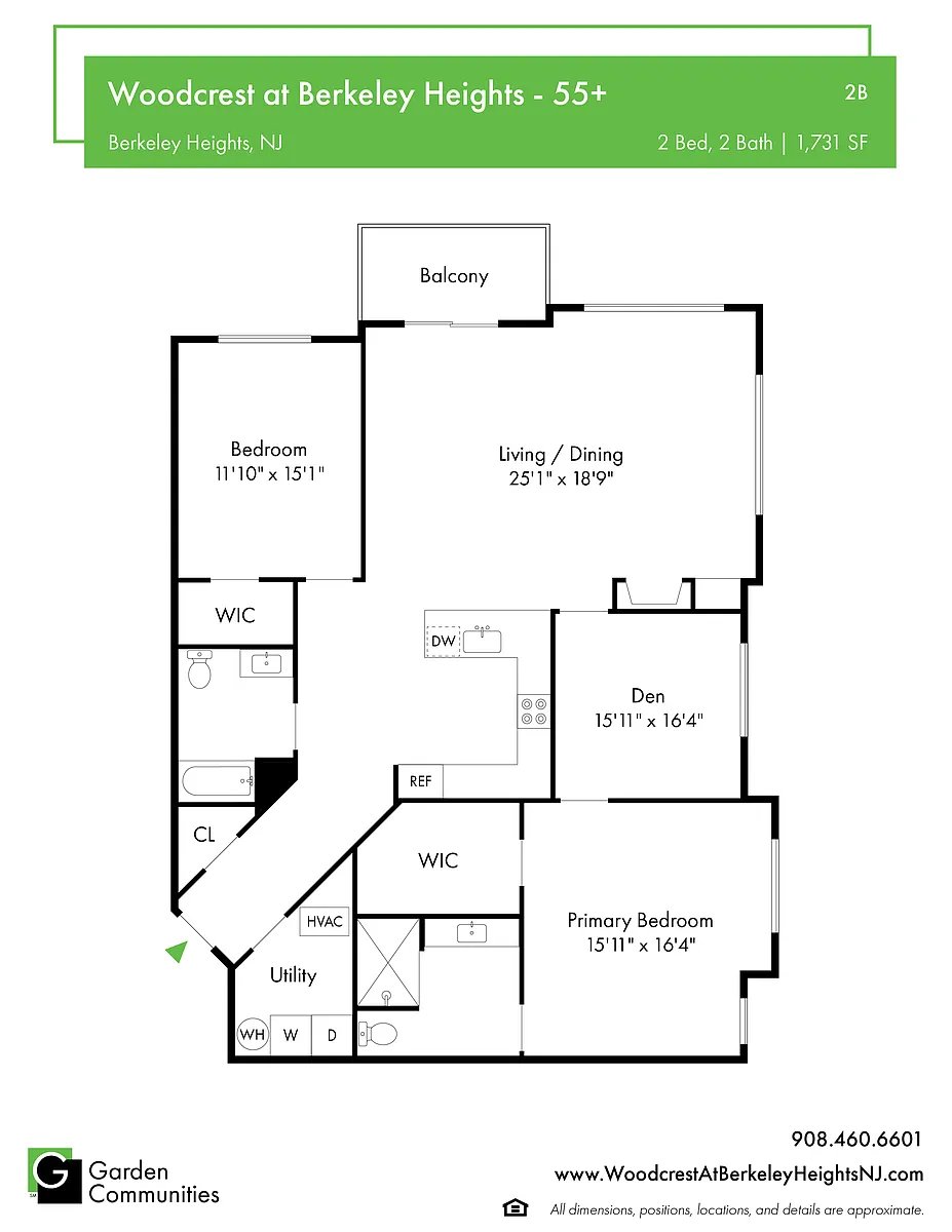 Floor plan $2.79/sq.ft. - 2B