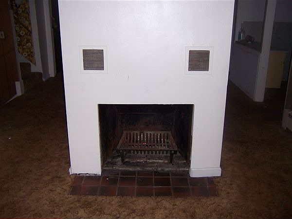 Fireplace in living room