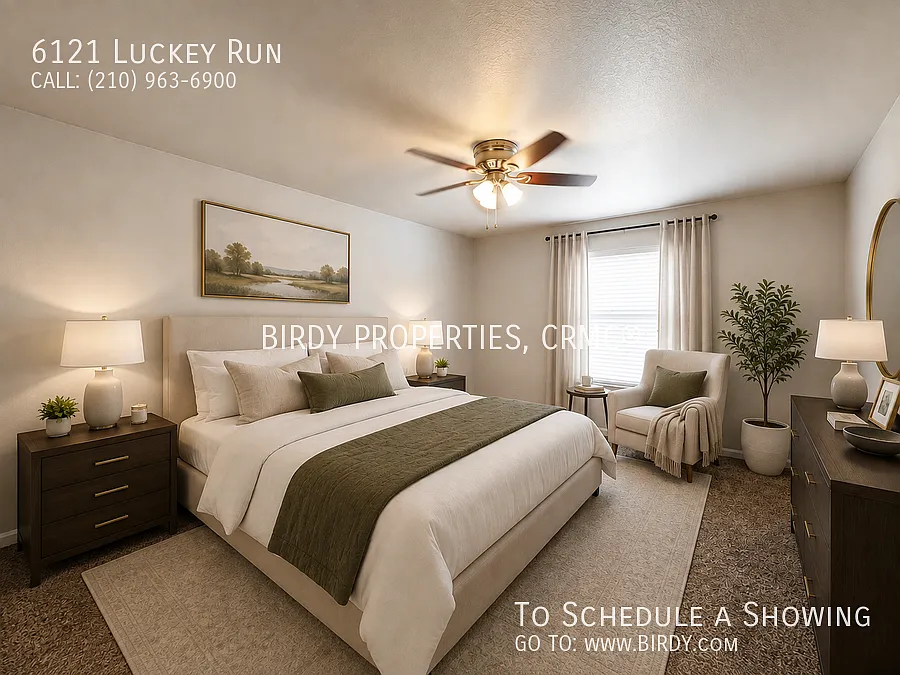 "Charming 3-Bed Oasis with Granite Touches in San Antonio 6121 Luckey Run" — Photo 4