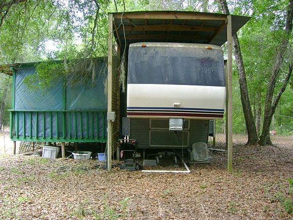 Other Side of Camper & Covered Porch