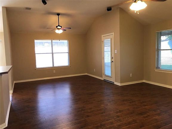 Dining area off of living room could also function as a grea