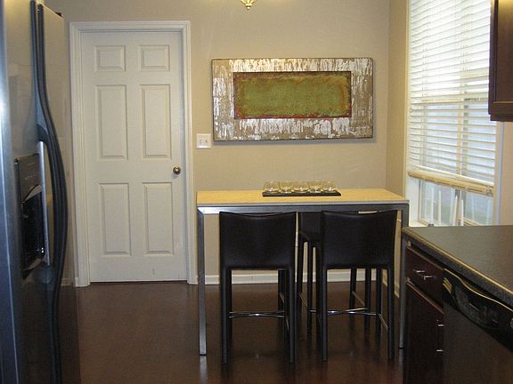 Well lit eat-in kitchen nook