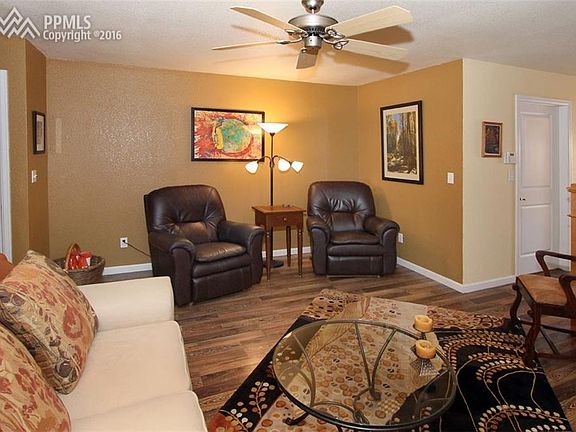 Living room from fire place