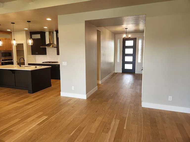 Great room down front hallway