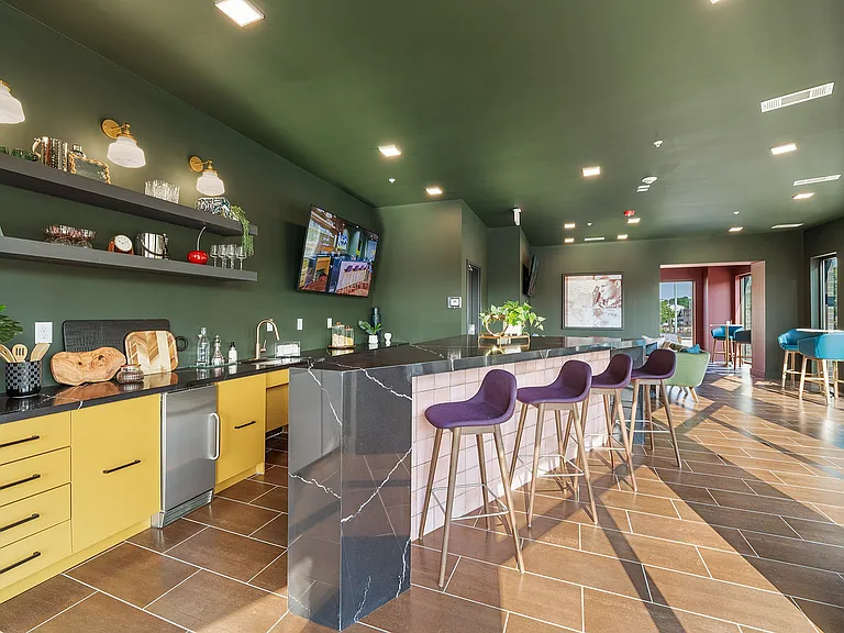 the living room kitchen_
