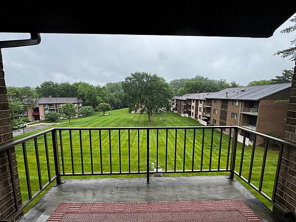 Large balcony with plenty of room for a table, chairs, or supervised play/toy area for little ones.
