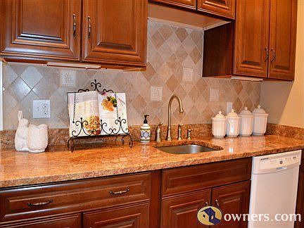 Italian Tile Backsplash/ Granite Countertops!