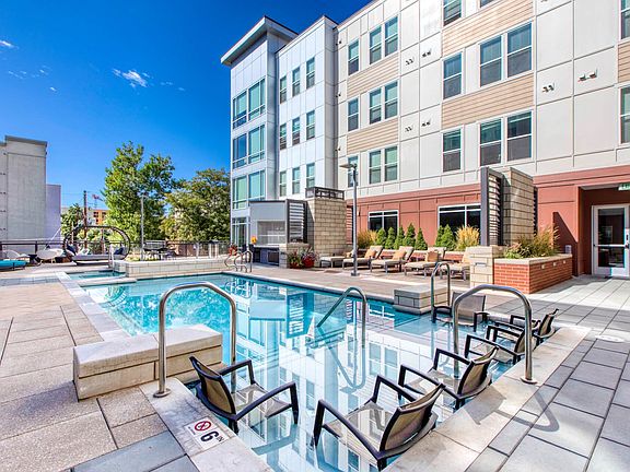 Centric LoHi boasts expansive indoor and outdoor amenity spaces