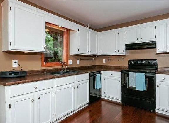 Updated kitchen with newer appliances.
