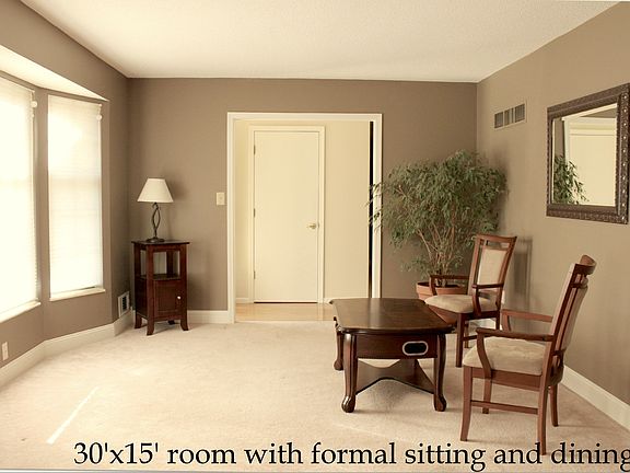 Front room with a bay window