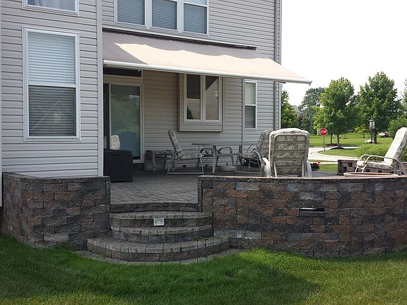 Patio with SunSetter Awning