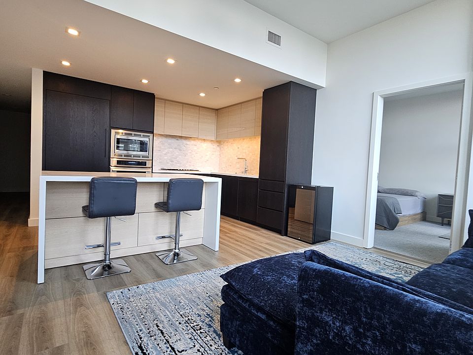 Kitchen and living room