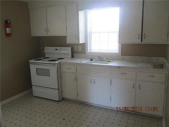 kitchen - floor upgrade in progress right now