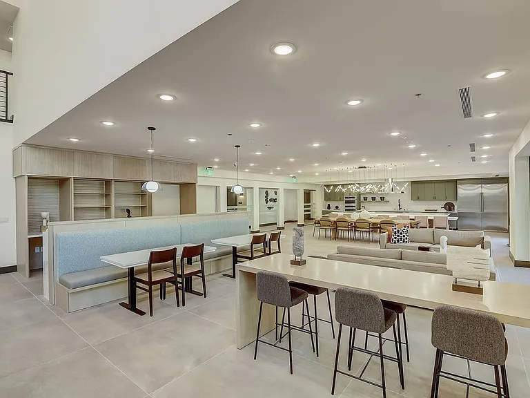 Clubhouse with Lounge Areas