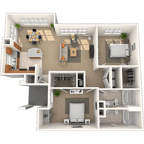 Floor plan Glasner
