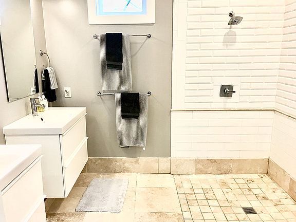 Upstairs master bathroom