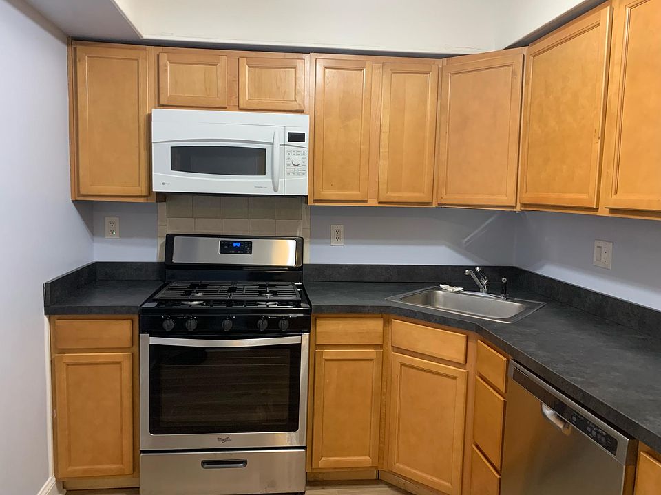 Kitchen with new appliances.