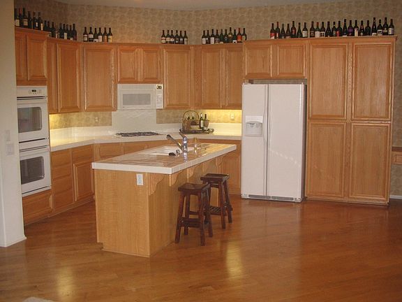 Kitchen open to family room
