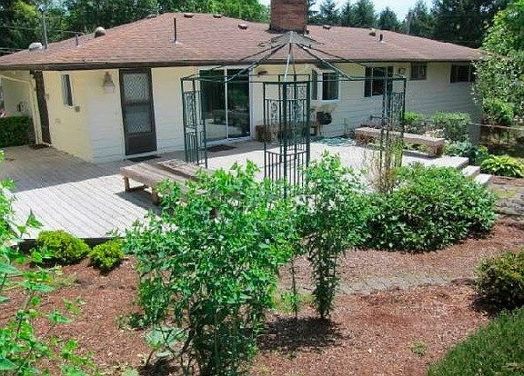 Back yard deck