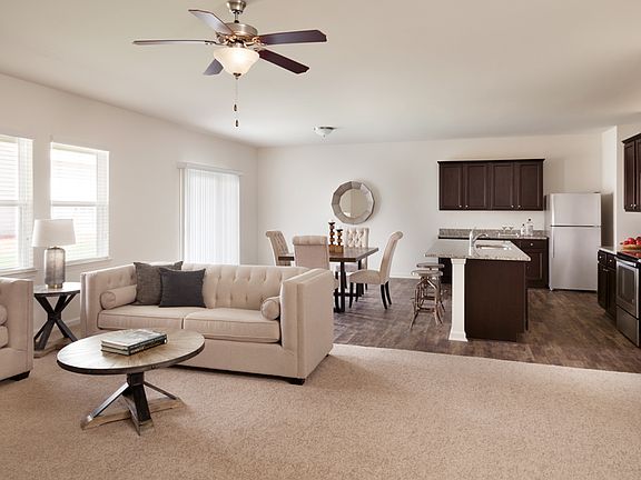 Ophelia Living, Dining, and Kitchen