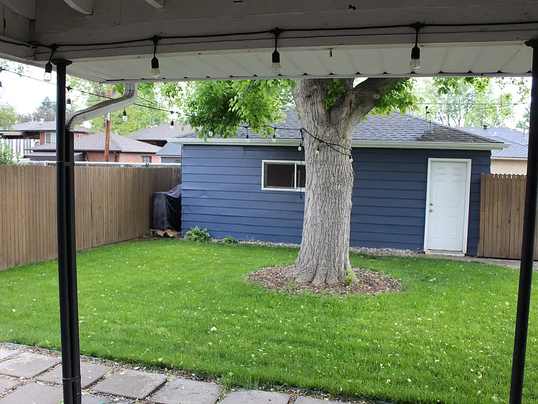 Shaded overhang