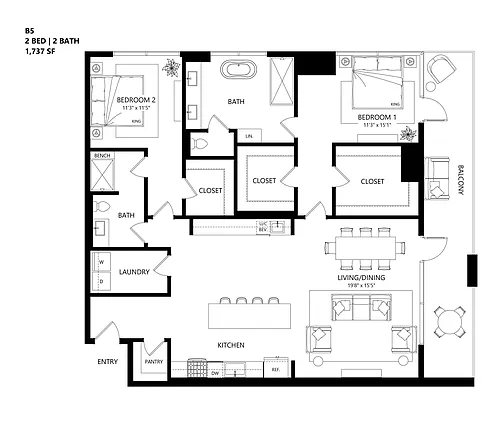 Floor plan B5