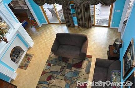 living room from upstairs