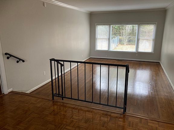 Step down living room