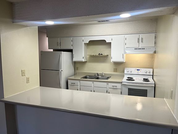Kitchen with pass through counter