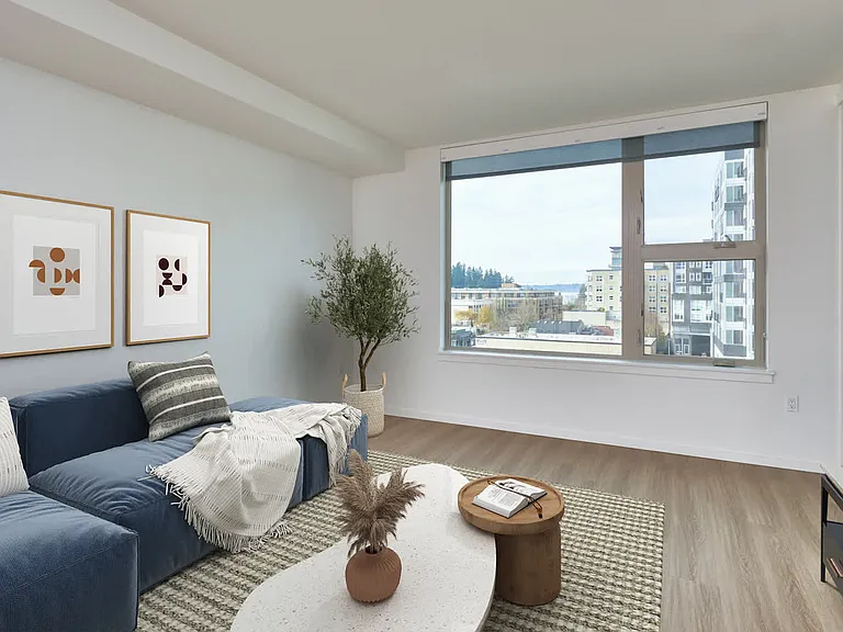 Living Room with Hard Surface Flooring