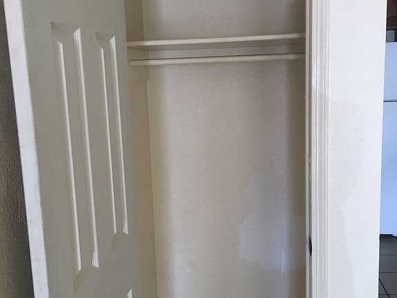 Coat/storage closet near living area.