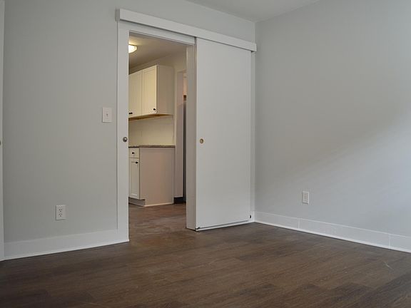 Bedroom off the kitchen