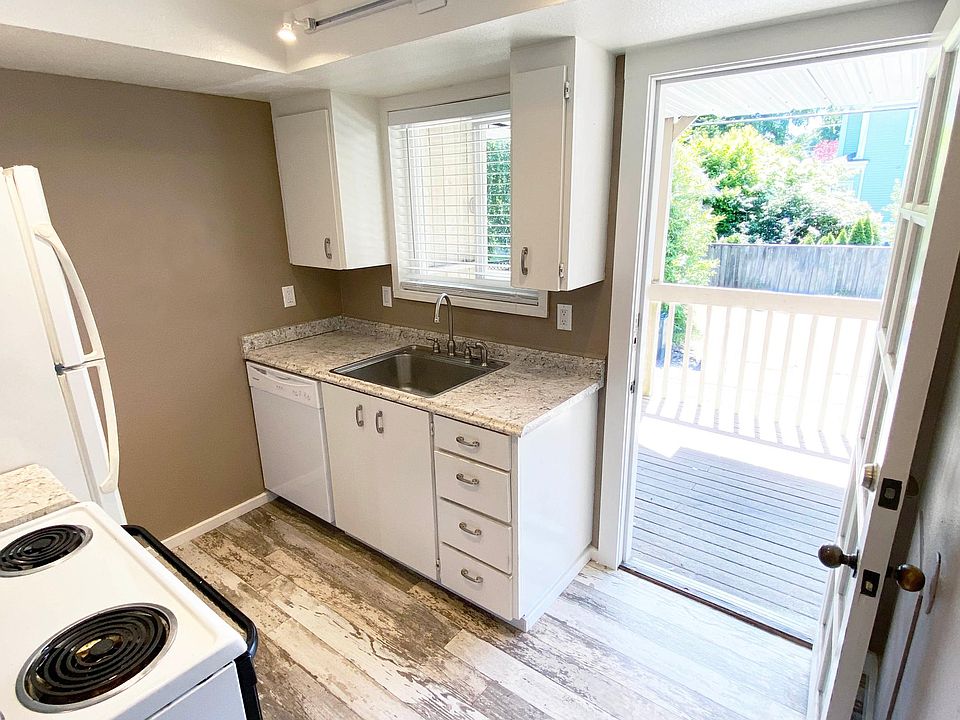 Dishwasher and Disposal, Covered Deck off Kitchen.