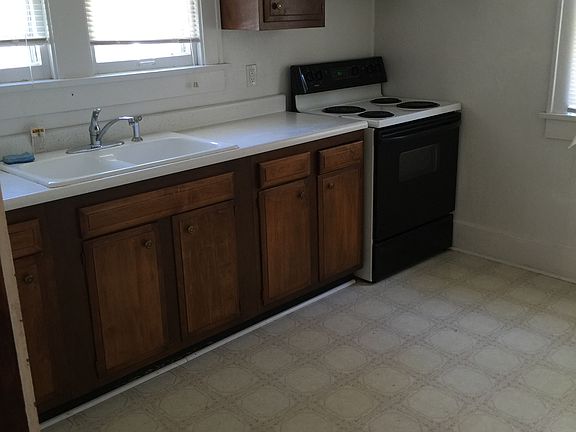 Kitchen includes stove