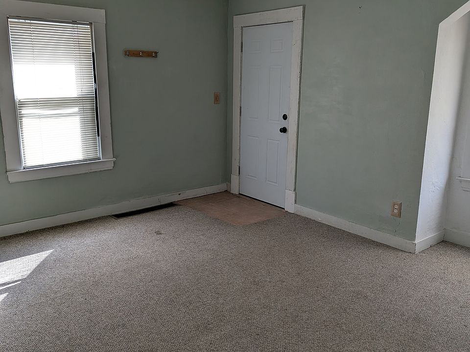 Front door to living room