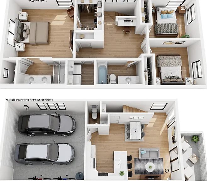 3 Bedroom x 2.5 Bathroom 3 Bedroom x 2.5 Bathroom