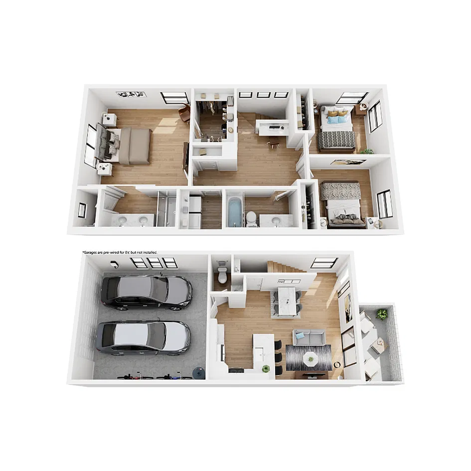 Floor plan 3X25