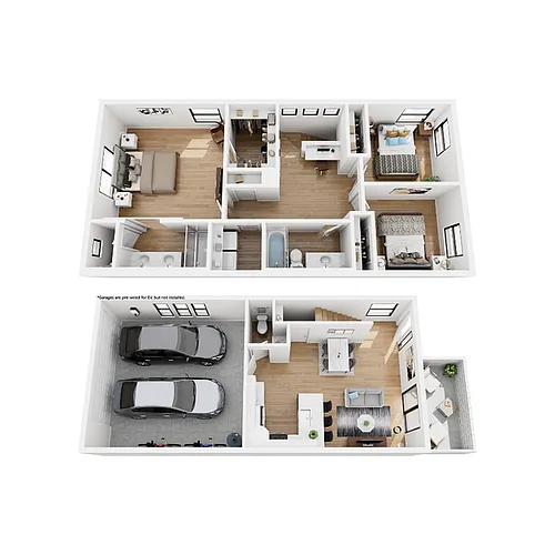 Floor plan 3X25