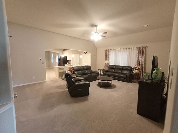Living room sloped ceilings