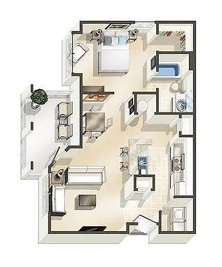 Floor plan 1D-R