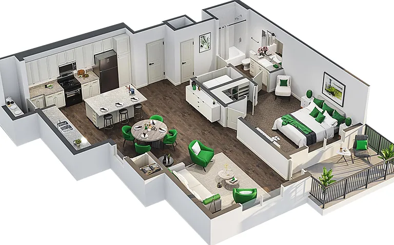 The Villas at Ridgeview Falls Apartments — Photo 36